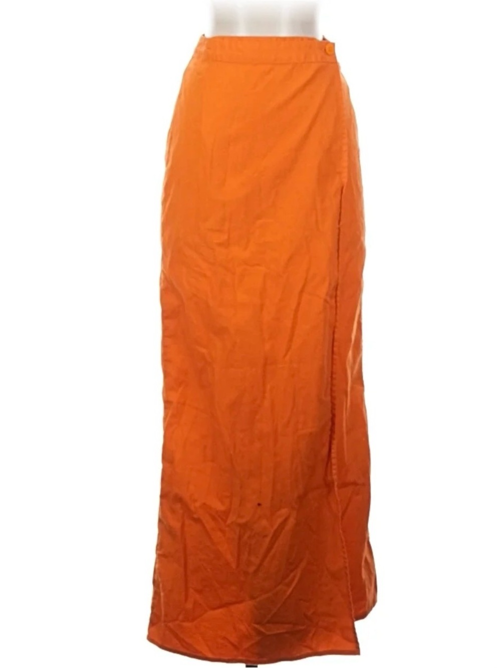 Reformation 100 % organic cotton wrap maxi skirt never worn